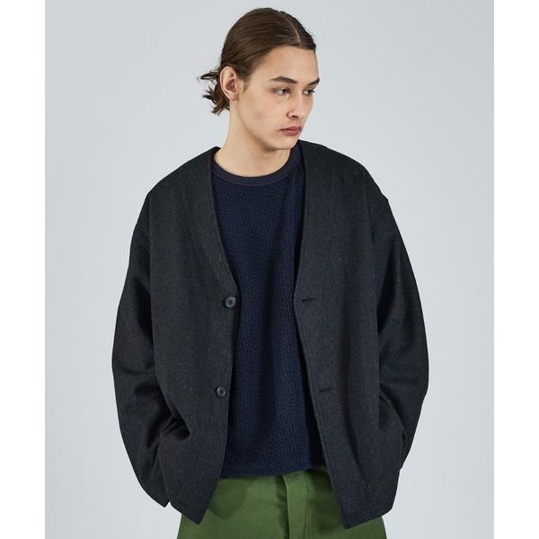 ジャケット ノーカラージャケット 「LUCEBER/ルースバー」 WOOL LINER COAT/ウ...