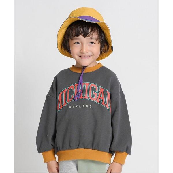 トレーナー 配色カレッジトレーナー_ジュニア対応 キッズ 子供服 男の子 女の子