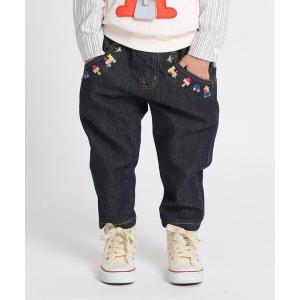 パンツ 木のおもちゃ刺繍テーパードパンツ キッズ 子供服 男の子 女の子｜ZOZOTOWN Yahoo!店