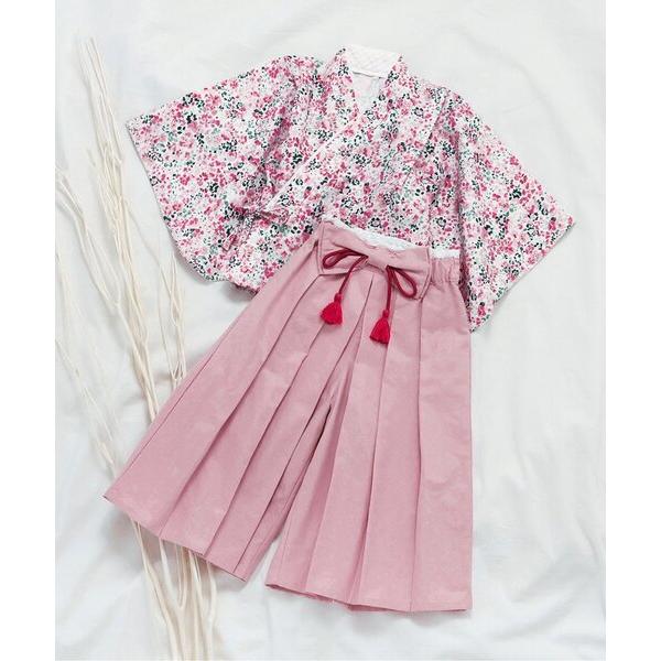 着物 NET別注「リンク」おめかし袴セット キッズ 子供 男の子 女の子