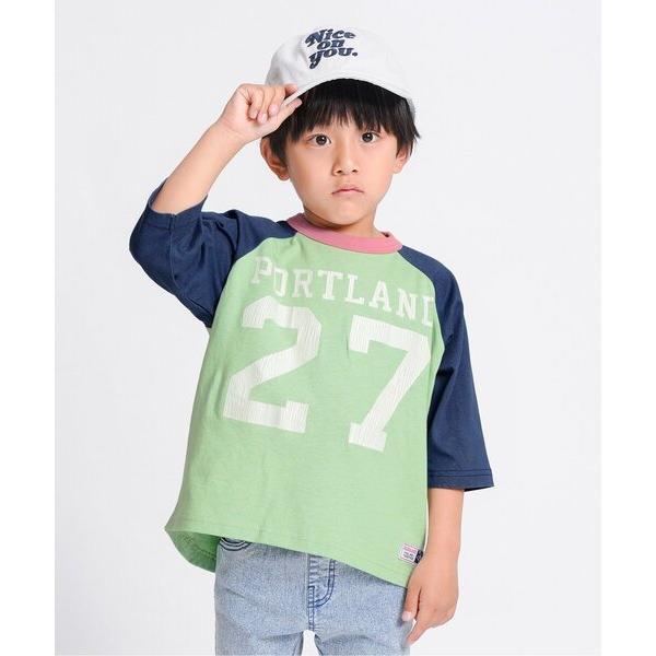 tシャツ ラグランTシャツ（7分丈）_ジュニア対応 キッズ 子供服 男の子 女の子