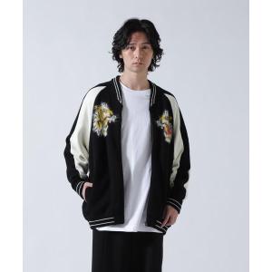 セーター ニット amok /アモク/SOUVENIOR KNIT JACKET メンズ