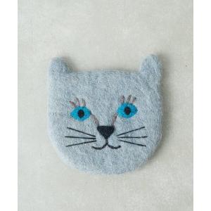 ランチョンマット フェルトキャット　コースター　猫