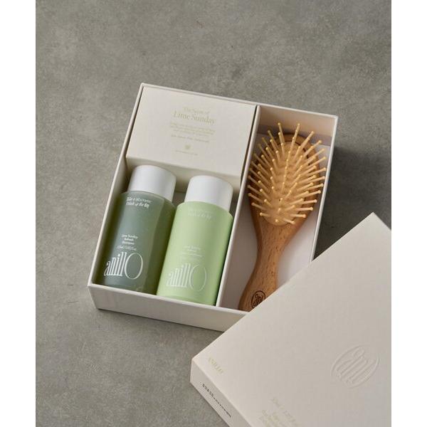 シャンプー 「anillo」Limesunday Refresh hair＆brushset　ブラシ...