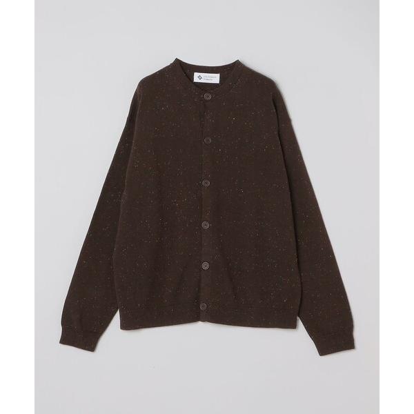 カーディガン City Ambient Products: カラー ネップ クルーネック カーディガ...