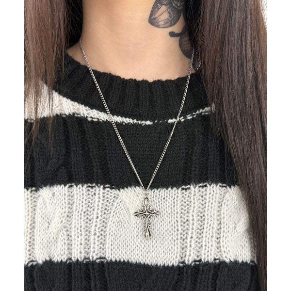 ネックレス フレイムクロスネックレス レディース メンズ
