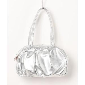 ボストンバッグ ミニボストン　ツモリチサト　ラムギャザー レディース