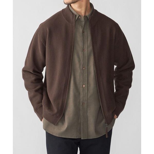 カーディガン SHIPS: 「手洗い可能」SOLOTEX(R) ピケ ドライバーズ ニット メンズ