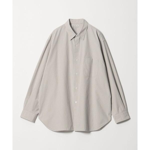 シャツ 「Steven Alan」 ポプリン グラフチェック レギュラーカラー シャツ LOOSE ...