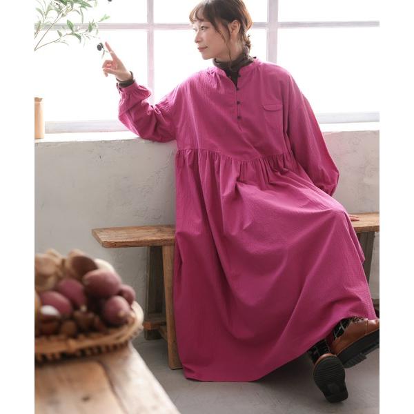 ワンピース 秋のお野菜色ワンピース