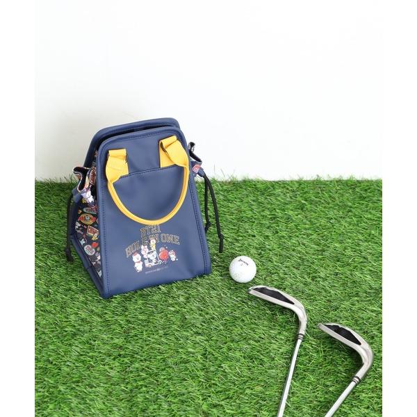 ゴルフ BT21　HOLE IN ONE　　Mini Tote Bag Navy ミニトートバッグ ...
