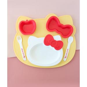 出産祝い 「SANRIO/サンリオ」ハローキティ ベビー プレートセット KP-18