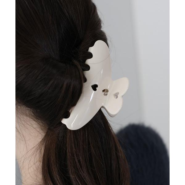 ヘアクリップ ハートバンスクリップ
