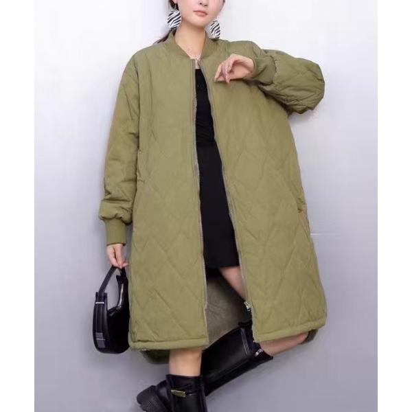 ブルゾン アウター アウター/キルティングブルゾン・ノーカラー ジャケット コート レディース