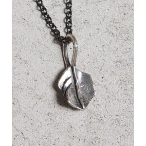 ネックレス シルバー925/ネックレス/Phoenix 50 Sen Coin Feather Necklace 古銭 メンズ レディース