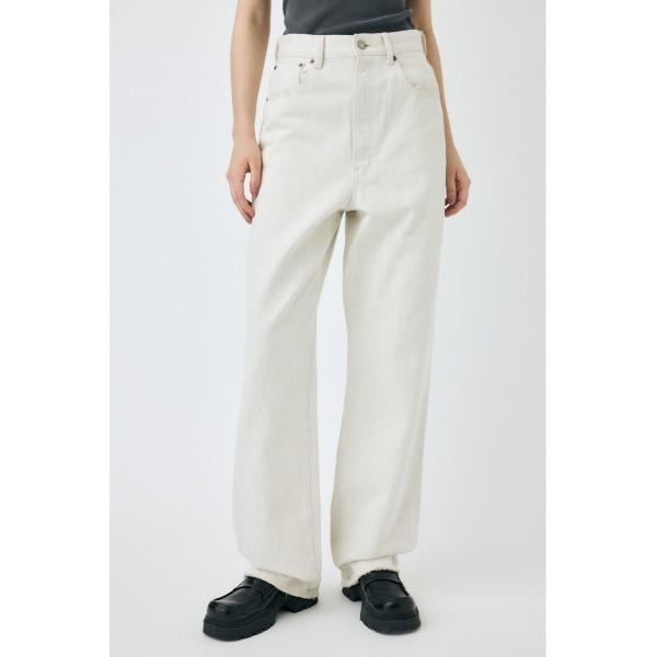 ジーンズ デニム デニムパンツ HW WHT LOOSE STRAIGHT レディース