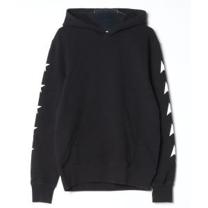 「GOLDEN GOOSE」 プルオーバーパーカー M ブラック×ブラック メンズ