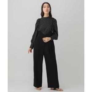 「saloon」 オーバーオール MEDIUM ブラック レディース