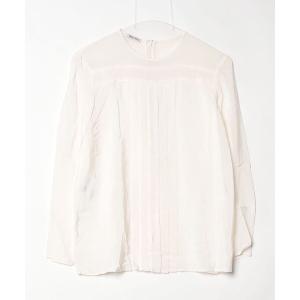 「miu miu」 長袖ブラウス 40 ベージュ レディース