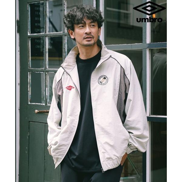 「UMBRO」 ブルゾン「BAYFLOWコラボ」 MEDIUM ライトグレー メンズ
