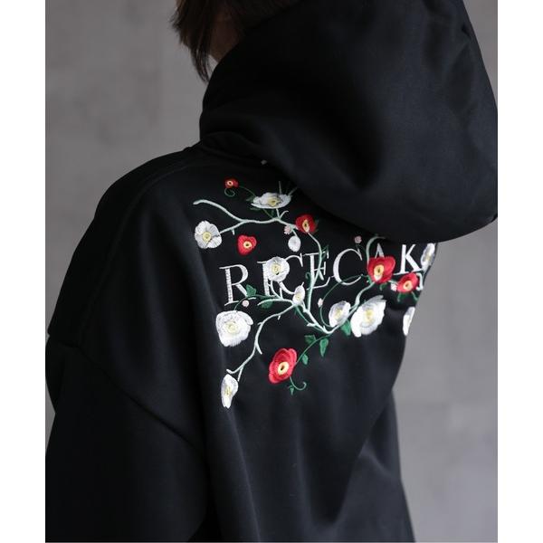 「CREARE -LINO-」 プルオーバーパーカー MEDIUM ブラック レディース