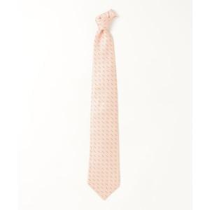 「BVLGARI」 ネクタイ - ピンク メンズ