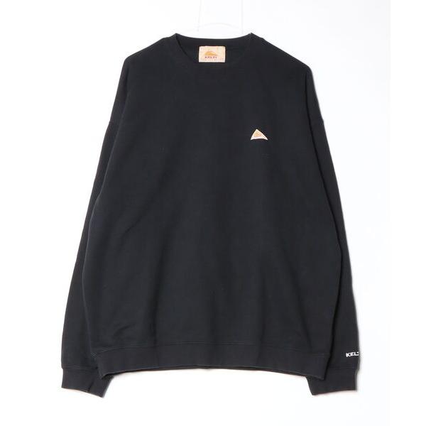 「KELTY」 ワンポイントスウェットカットソー X-LARGE ブラック メンズ
