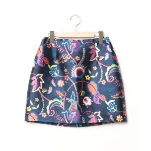 「Ted Baker」 ミニスカート 1 ネイビー レディース