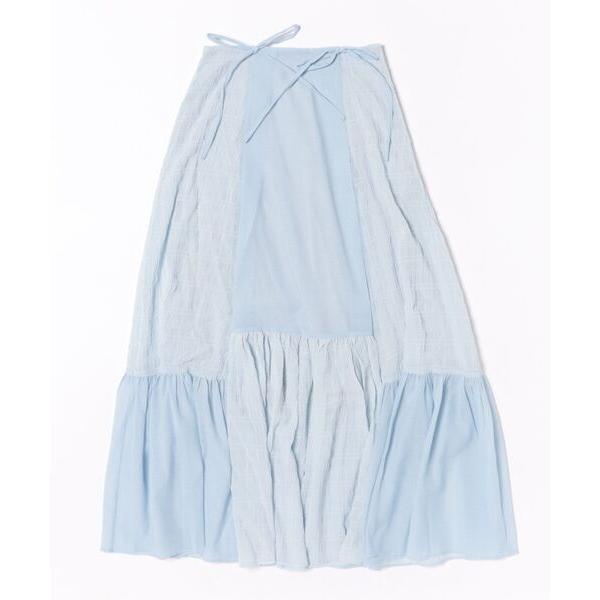 「EATME」 フレアスカート FREE ブルー レディース