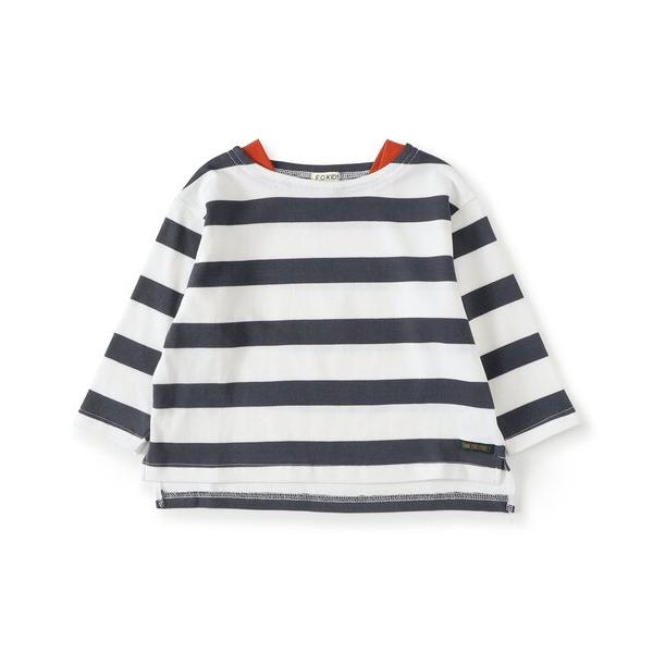 tシャツ BRUH ボーダーバスクシャツ_ジュニア対応 キッズ 子供服 男の子 女の子