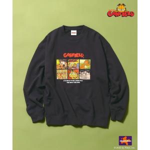 tシャツ 「Garfield(ガーフィールド)」CHARACTER PRINT SWEATSHIRT メンズ レディース