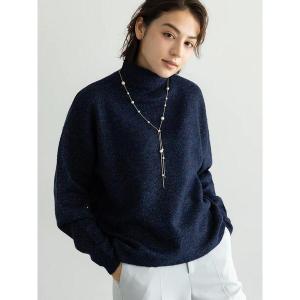 ニット セーター 「宮本茉由着用」MIXラメニット レディース