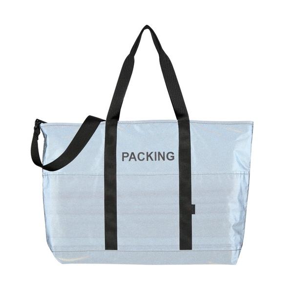 トートバッグ PACKING/パッキング/BLACK REFLECTIVE TOTE/リフレクティブ...