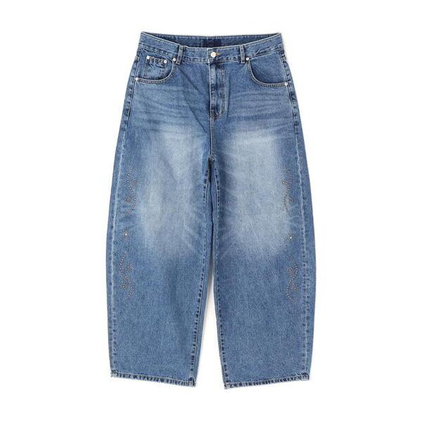 ジーンズ デニム デニムパンツ SIS/エスアイエス/Studs Denim Pants レディース...