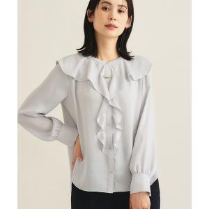 INDIVI（インディヴィ） ブラウス シャツ 「洗える／UVケア」ヨーク