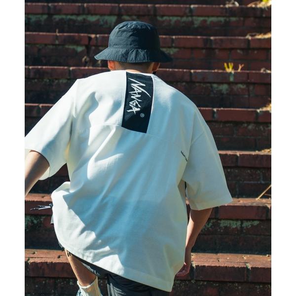 tシャツ 「WEB先行予約」「NANGA/ナンガ」 別注 ルーズフィット メッシュ切替え ドローコー...