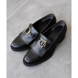 ローファー マンテルモチーフローファー レディース