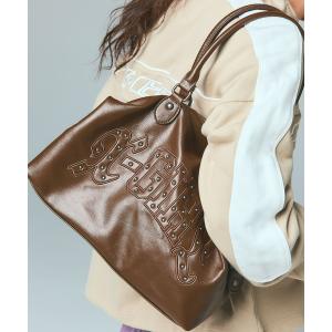 ショルダーバッグ バッグ STUDDED LOGO 2WAY BAG レディース メンズ