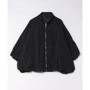 ブルゾン アウター ボリュームスリーブ バルーンヘムブルゾン レディース