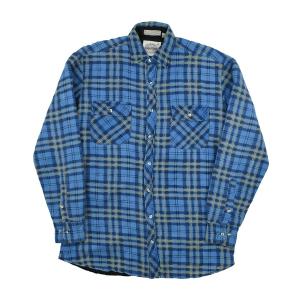 シャツ 「USED」80’s SAUGATUCK キルティングネル フランネルシャツ メンズ レディース