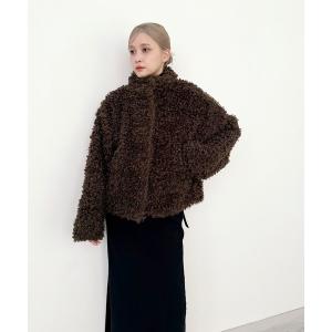 コート アウター プードルファージャケット レディース