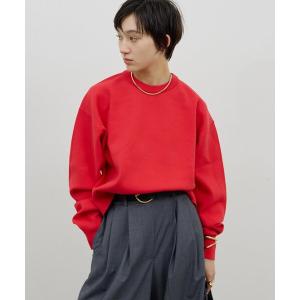 tシャツ スウェットライククルーニット レディース