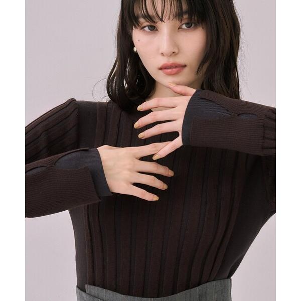 ニット セーター 「残りわずか！」リップルレイヤーニット｜ウォッシャブル/オフィスカジュアル/細見え...