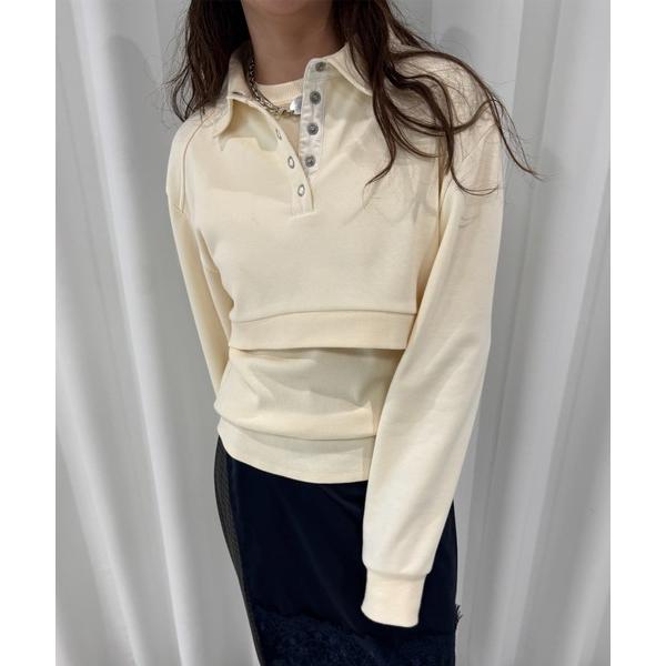 tシャツ UND BOX SHOULDER CUT TOP レディース