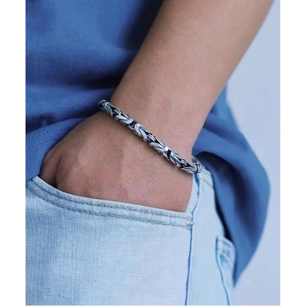 ブレスレット 「Bz」ヴィンテージ風ブレスレット(BDS) レディース メンズ