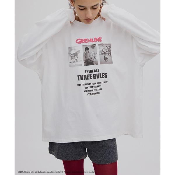 tシャツ GREMLINS PHOTO PRINT LONG SLEEVE TOP レディース