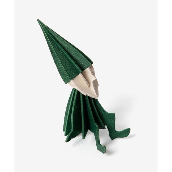 インテリア LOVI WOODEN 3D DECORATIONS  Elf 8cm ロヴィ エルフ ...