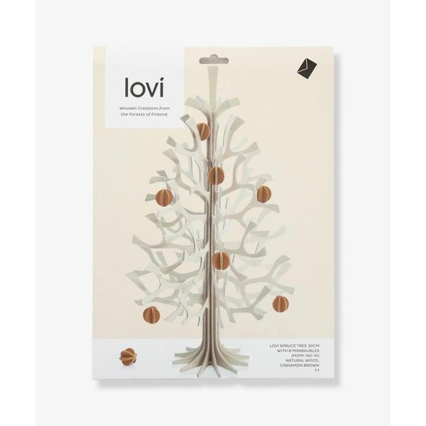 インテリア LOVI Spruce 30cm with 8 Minibaubles ロヴィ クリスマ...