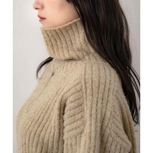 ニット セーター 「NOAHL」ブークレハイネックトップス レディース