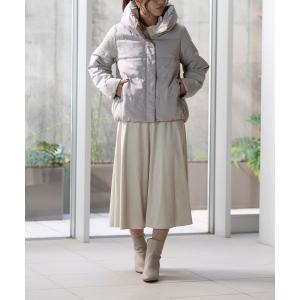 ダウンコート ダウンジャケット ピーチスキンダウンジャケット レディース